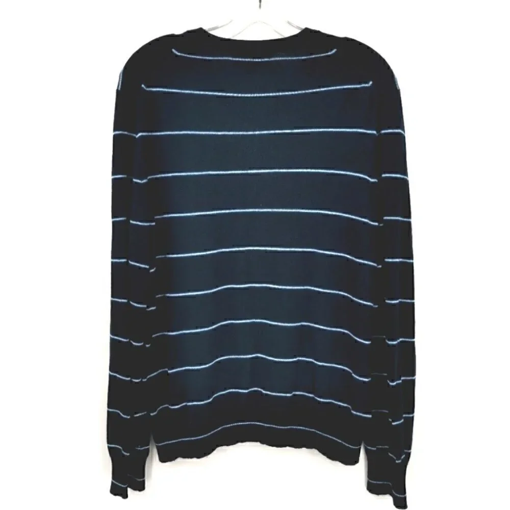 Banana Republic Men's L Silk Cashmere Striped - Picture 8 of 11